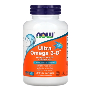 Ultra Omega 3-D 90 Fish Softgels, 13990 тенге